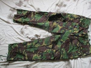 BRITISH ARMY ARCTIC ISSUE sas cotton gaberdine windproof dpm TROUSERS …