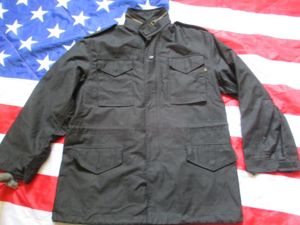 Alpha Industries USA US ARMY black M65 field COAT combat …