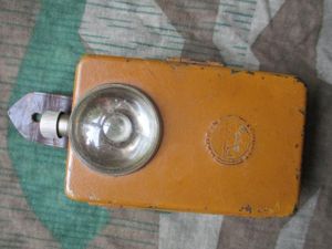 enola WW2 type GERMAN FLASH LIGHT TORCH unusual tan colour