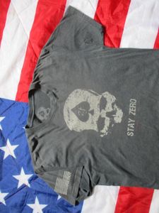 ZERO FOXTROT USA skull LOGO T SHIRT wash in commie …