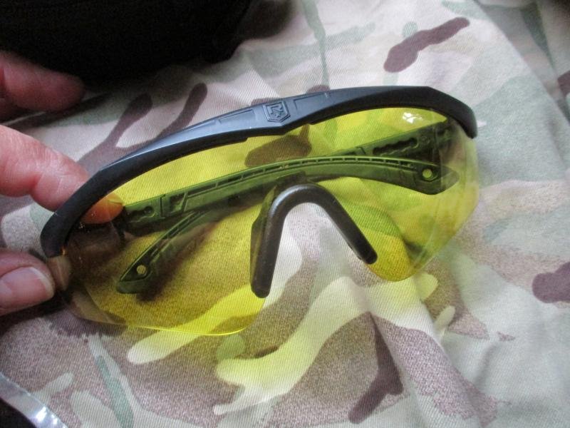 GENUINE uk ISSUE REVISION SAWFLY Combat SUNGLASSES SUN GLASSES black Large — image 4