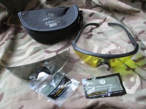 GENUINE uk ISSUE REVISION SAWFLY Combat SUNGLASSES SUN GLASSES black …