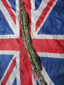 BRITISH TACTICAL 2ROW MOLLE padded BATTLE SHOOTERS BELT crye MULTICAM …