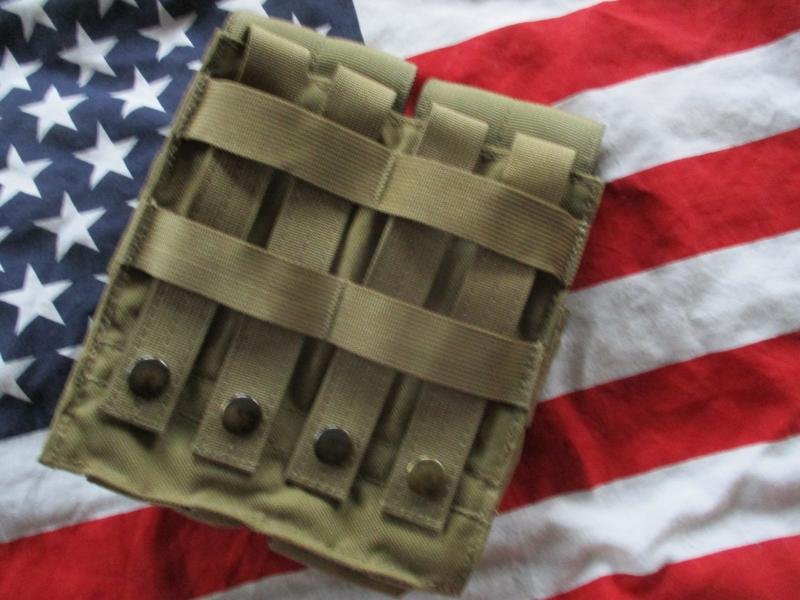 BLACKHAWK MOLLE STRIKE double holds x 4 5.56MM mag POUCH COYOTE TAN — image 3