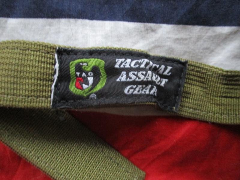 TAG tactical assault gear USA MOLLE large upright utility POUCH coyote tan USED — image 2