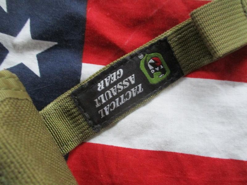 TAG tactical assault gear USA MOLLE smoke grenade POUCH coyote tan USED — image 2