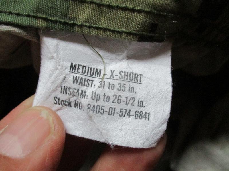 genuine issue US NAVY AOR2 CAMO NWU type 3 COMBAT TROUSERS seal team devgru udt — image 2