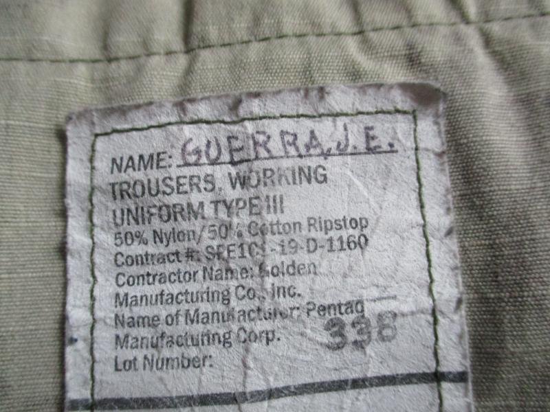 genuine issue US NAVY AOR2 CAMO NWU type 3 COMBAT TROUSERS seal team devgru udt — image 3