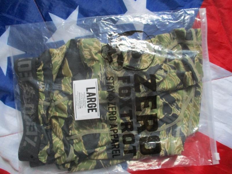 ZERO FOXTROT USA VIETNAM WAR TIGER STRIPE CAMO boxer brief briefs LARGE new — image 5