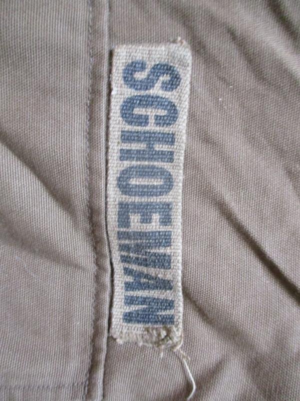 GENUINE sadf South African Army ISSUE 1984 NUTRIA BROWN COMBAT field shirt SHIRT & BRASSARD — image 3