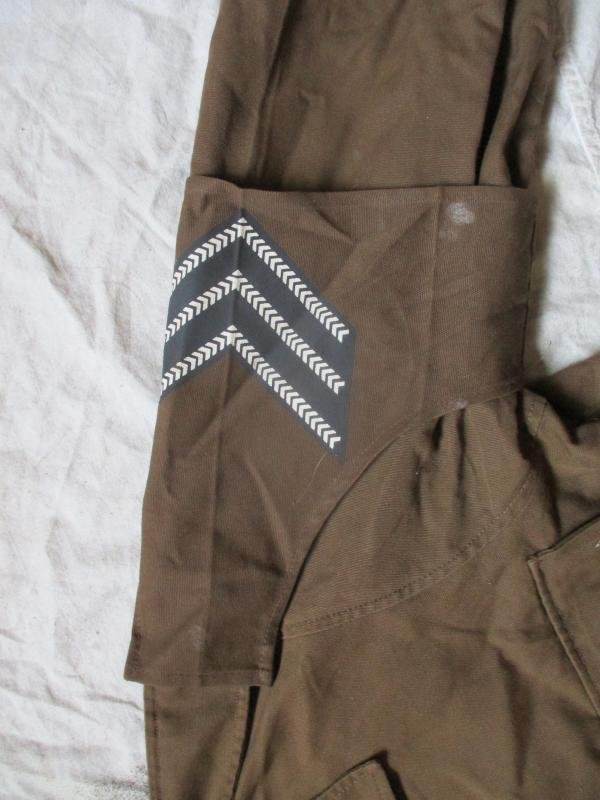 GENUINE sadf South African Army ISSUE 1984 NUTRIA BROWN COMBAT field shirt SHIRT & BRASSARD — image 4