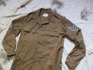 GENUINE sadf South African Army ISSUE 1984 NUTRIA BROWN COMBAT …