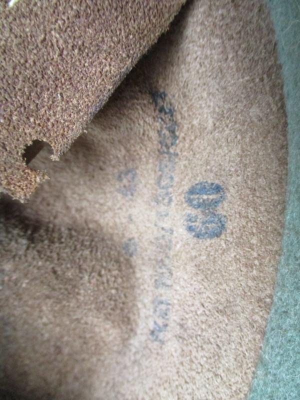 ORIGINAL 1943 WW2 GERMAN ARMY WAFFEN SS luftwaffe M40 M42 HELMET LINER SIZE 57CM / 64 — image 5