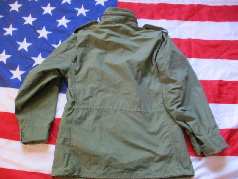 Alpha Industries USA US ARMY Vietnam war og green M65 field COAT combat jacket S - M — image 4