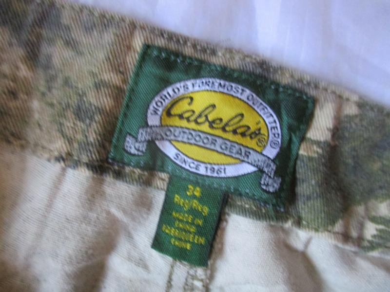 CABELAS USA color phase zonz western CAMO BDU cargo combat PANTS TROUSERS 34' — image 2