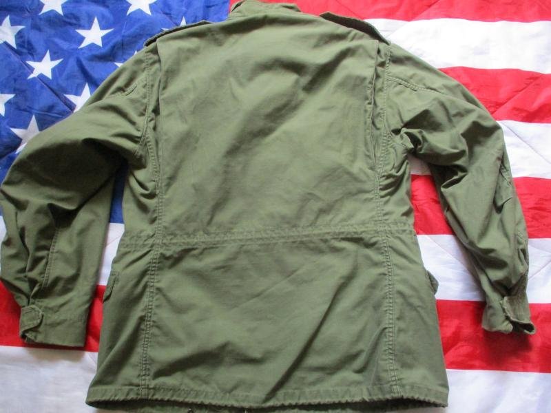 1973 genuine US ARMY ISSUE VIETNAM WAR OG 107 usa M65 COAT COMBAT jacket M R - L — image 4