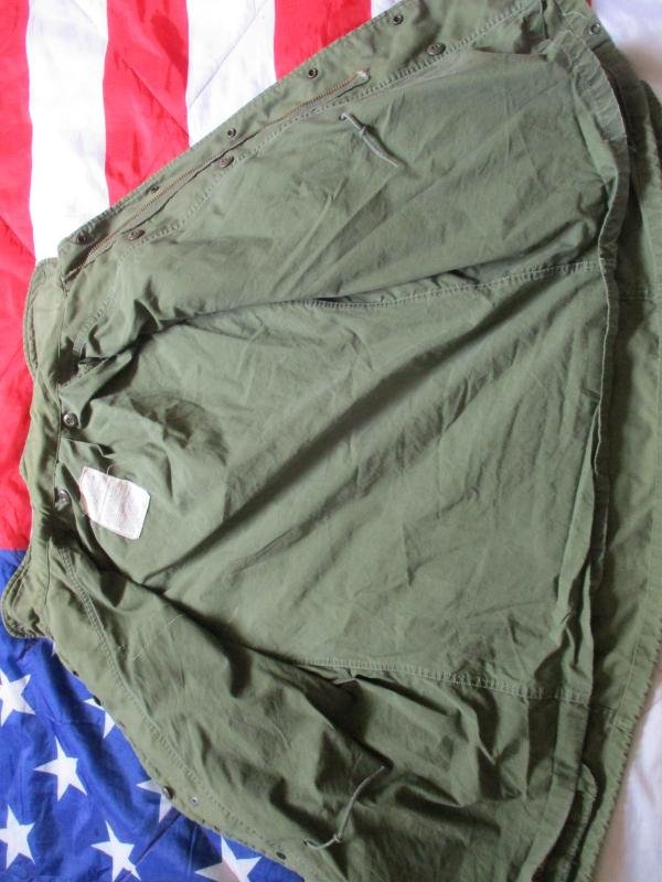 1973 genuine US ARMY ISSUE VIETNAM WAR OG 107 usa M65 COAT COMBAT jacket M R - L — image 5