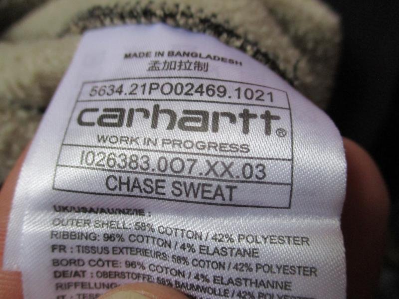 CARHARTT USA chase sweat shirt SWEATSHIRT mixed VIETNAM WAR TIGER STRIPE camo LARGE XL — image 4