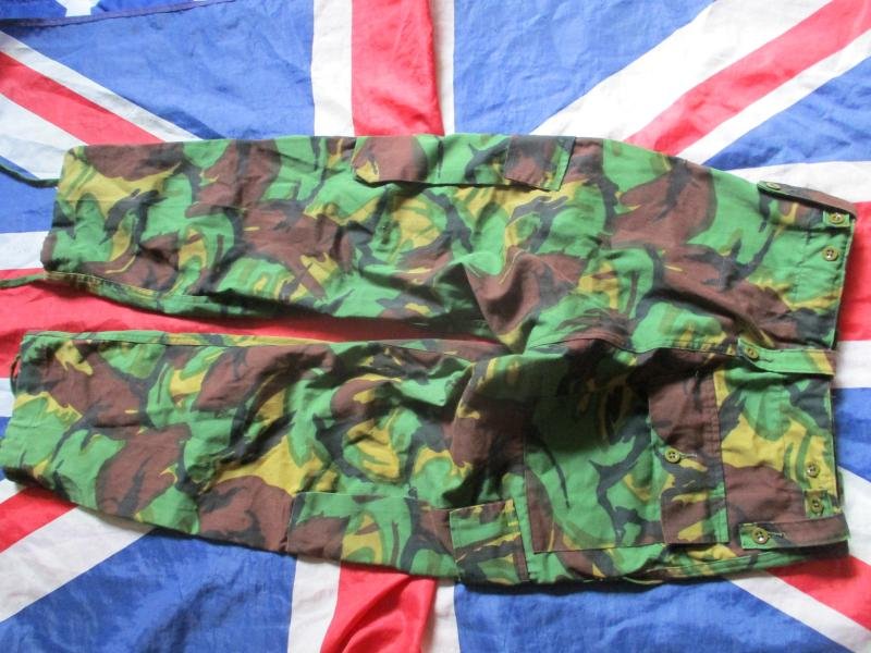 GENUINE Falklands WAR ERA old type 70S DPM JUNGLE TROPICAL COMBAT TROUSERS SIZE 5 mint like new — image 2