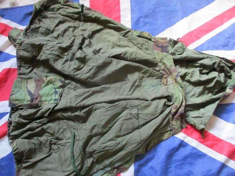 BRITISH ARMY ISSUE 1968 68 dpm camo COMBAT JACKET smock & HOOD FALKLANDS WAR — image 2