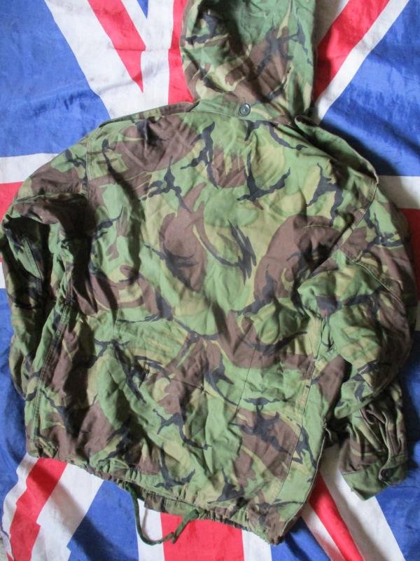 BRITISH ARMY ISSUE 1968 68 dpm camo COMBAT JACKET smock & HOOD FALKLANDS WAR — image 4
