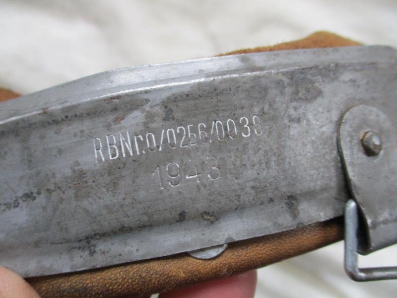 ORIGINAL 1943 WW2 GERMAN ARMY Waffen SS luftwaffe M40 M42 HELMET LINER SIZE 57CM / 64 — image 3