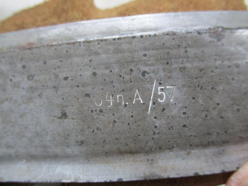 ORIGINAL 1943 WW2 GERMAN ARMY Waffen SS luftwaffe M40 M42 HELMET LINER SIZE 57CM / 64 — image 4