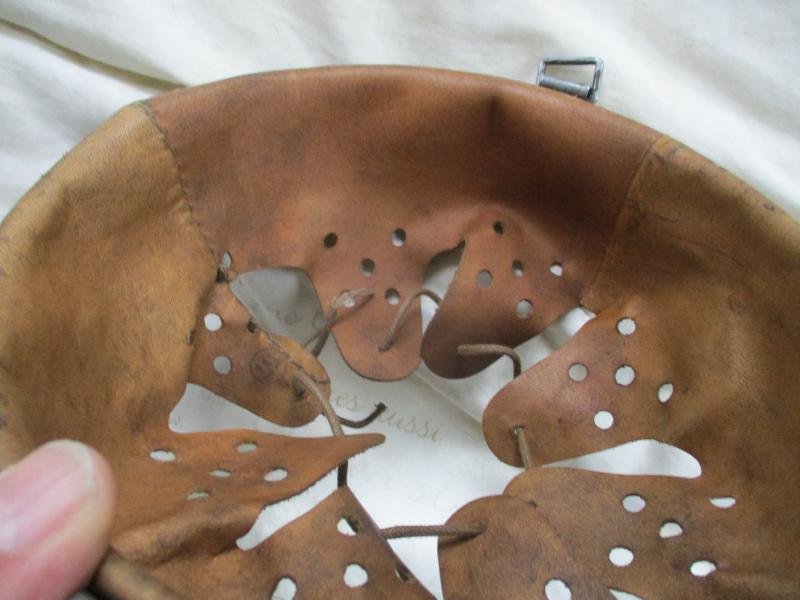 ORIGINAL 1943 WW2 GERMAN ARMY Waffen SS luftwaffe M40 M42 HELMET LINER SIZE 57CM / 64 — image 5