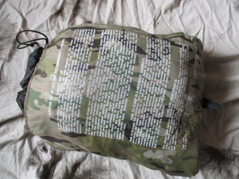 RARE Hennessy Hammock Survivor A-Sym Crye Multicam With Rainfly Straps Bag — image 2
