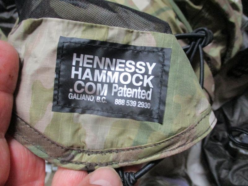 RARE Hennessy Hammock Survivor A-Sym Crye Multicam With Rainfly Straps Bag — image 5