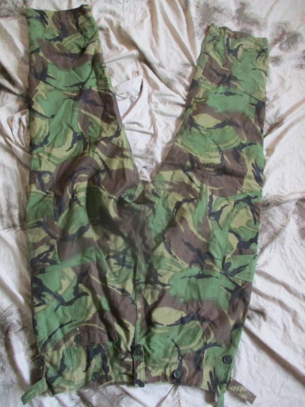 BRITISH ARMY ISSUE 1968 68 DPM CAMO COMBAT trousers pants FALKLANDS WAR size 2 medium 34' MINT CONDITION — image 3