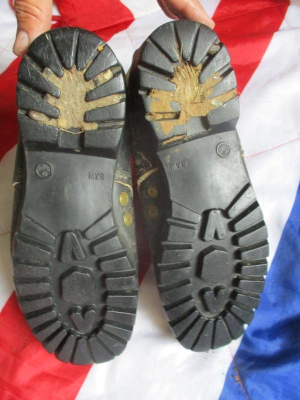 GENUINE 1966 US ARMY / USMC VIETNAM WAR issue JUNGLE COMBAT BOOTS us 8XW — image 3