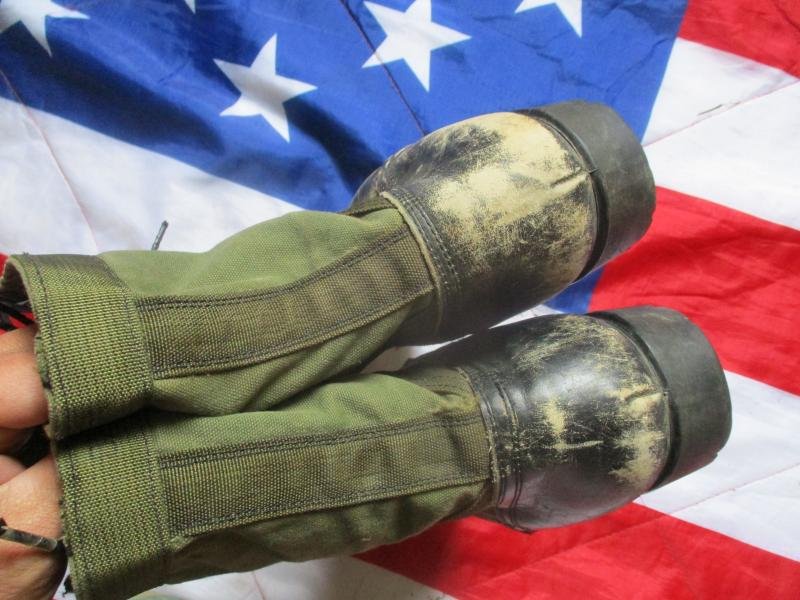 GENUINE 1966 US ARMY / USMC VIETNAM WAR issue JUNGLE COMBAT BOOTS us 8XW — image 4