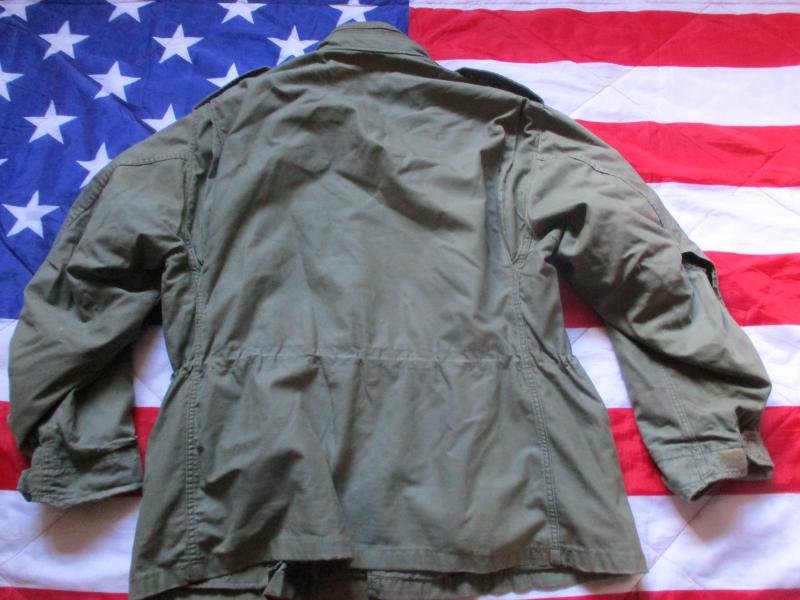 genuine US ARMY ISSUE VIETNAM WAR OG 107 M65 COAT COMBAT jacket & liner L- xl — image 5