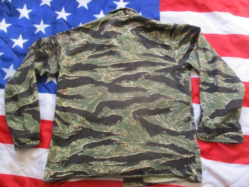 original 1987 TIGER STRIPE products usa VIETNAM WAR advisory JUNGLE SHIRT L - XL — image 2