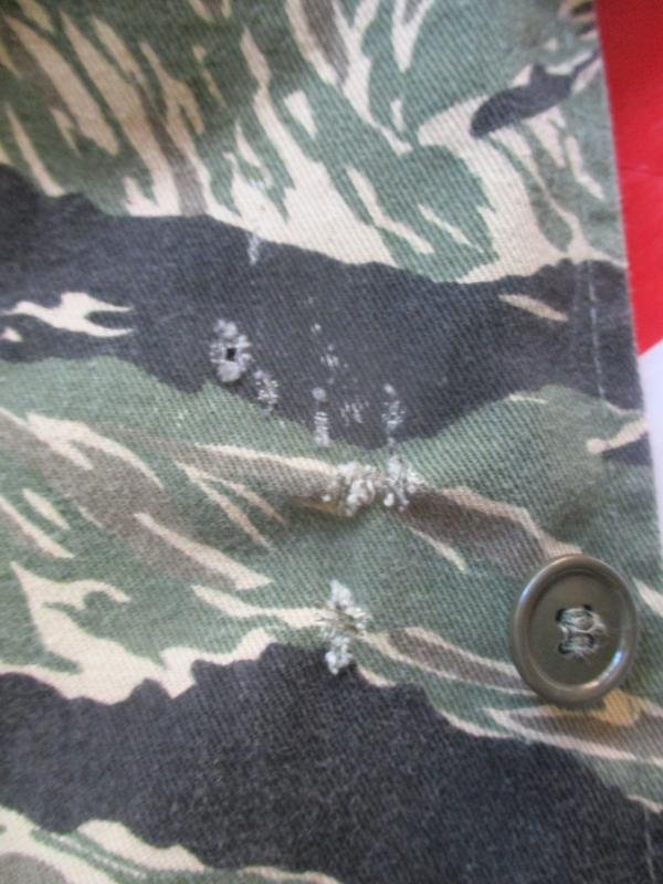 original 1987 TIGER STRIPE products usa VIETNAM WAR advisory JUNGLE SHIRT L - XL — image 4