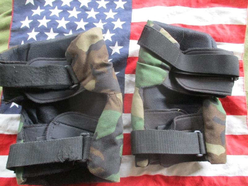Bijans USSF ODA TEAM SEAL TEAM DEVGRU SPEAR issue M81 WOODLAND CAMO knee PADs — image 2