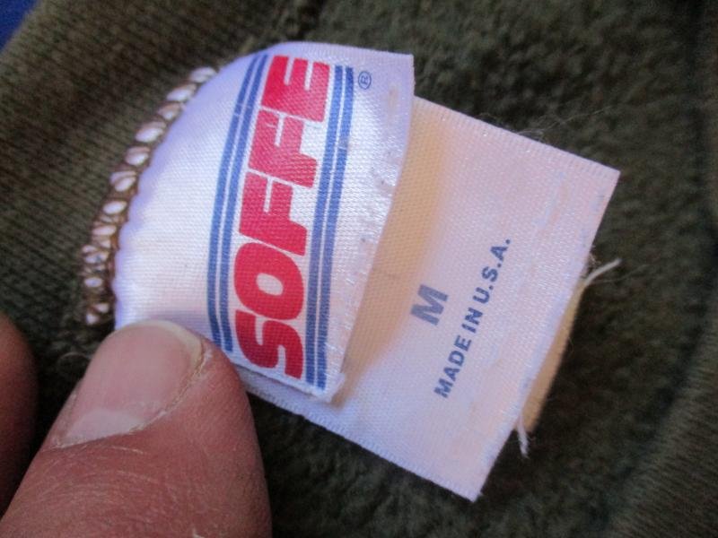 genuine USMC US marines MARINE PT ISSUE SWEATSHIRT & PANTS TRACK SUIT OG GREEN Vietnam war to MARPART Medium — image 2