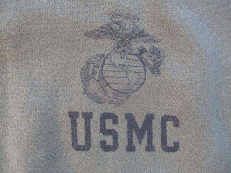 genuine USMC US marines MARINE PT ISSUE SWEATSHIRT & PANTS TRACK SUIT OG GREEN Vietnam war to MARPART Medium — image 3
