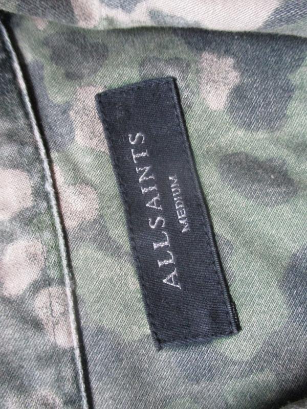 ALL SAINTS ww2 German Waffen ss dot pea spotty CAMO combat utility shirt MEDIUM — image 2