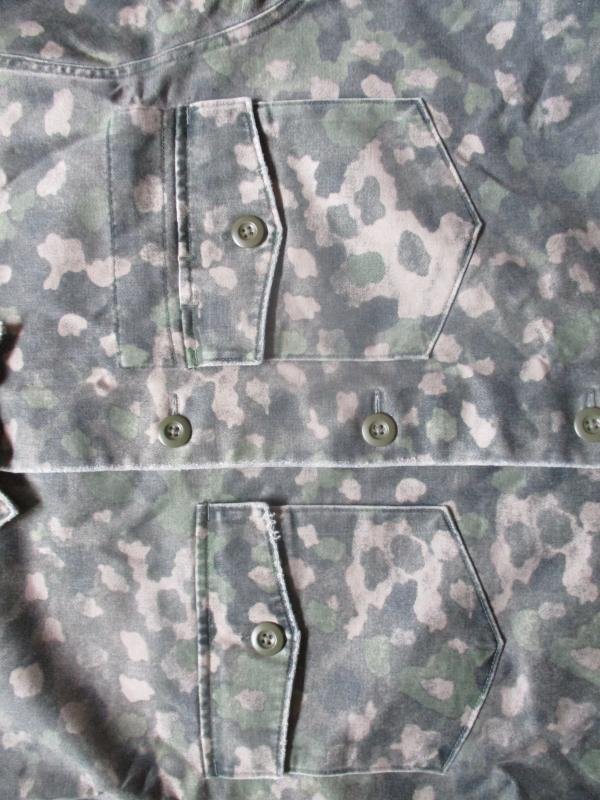 ALL SAINTS ww2 German Waffen ss dot pea spotty CAMO combat utility shirt MEDIUM — image 3