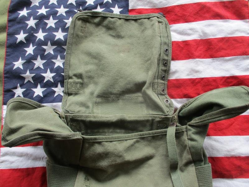 M1956 US ARMY issue VIETNAM WAR M56 WEBBING 1st PATTERN BUTT PACK — image 5