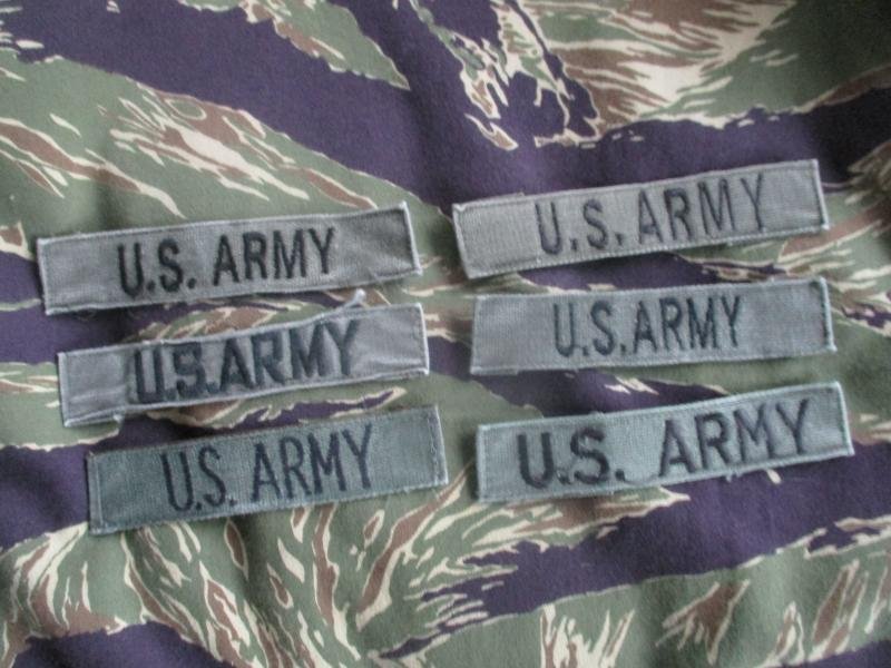 GENUINE issue US ARMY VIETNAM WAR ERA branch tape WEBBING PATCH subdued — image 2