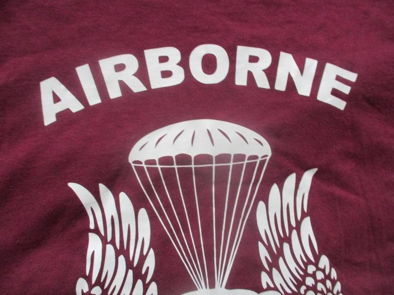 CANADIAN CANADA AIRBORNE REGIMENT parachute PARA paratrooper T shirt LARGE new — image 5