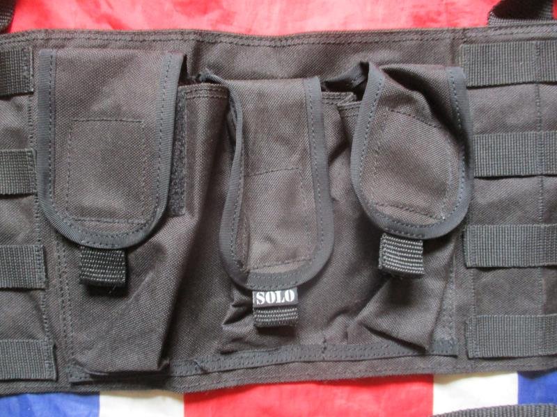 SOLO OF HEREFORD SAS covert ops low profile CHEST WEBBING RIG molle SF modified — image 3