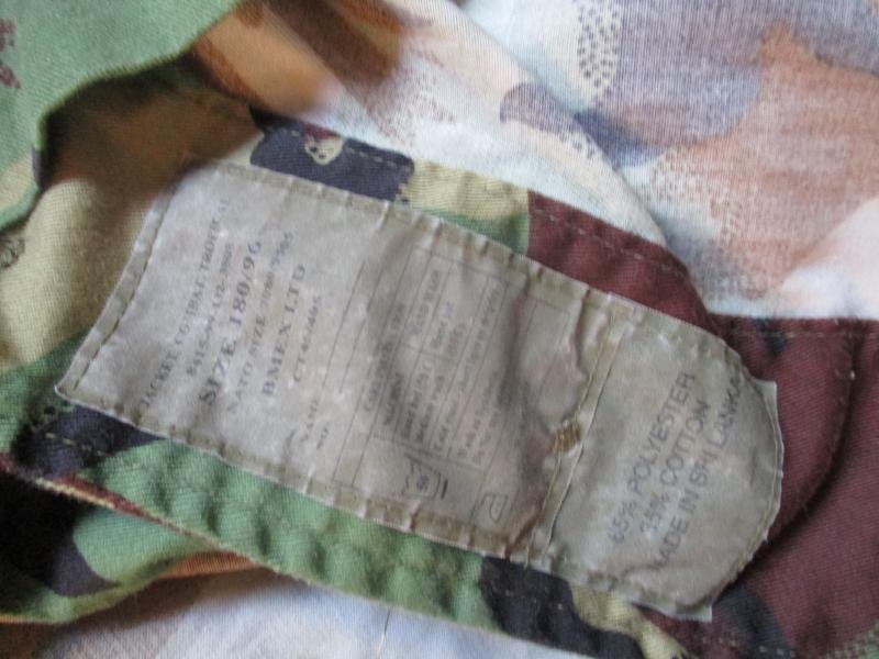 GENUINE sas RE ISSUE 68 patt JUNGLE 1968 dpm TROPICAL COMBAT SHIRT modified M — image 2