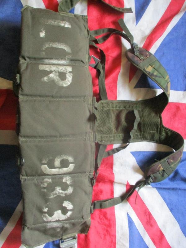 DRAGON of Colchester AIRBORNE belt kit STITCH DOWN WEBBING SET PLCE DPM & YOKE — image 2