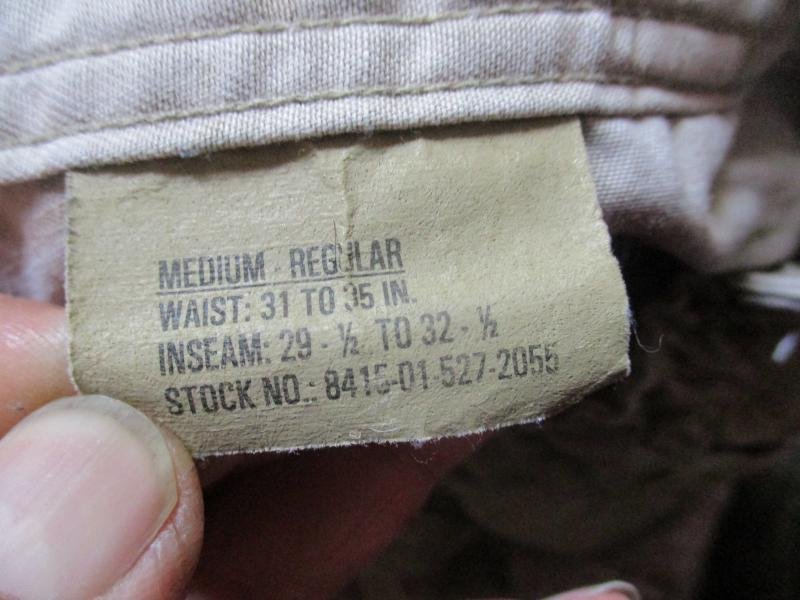 Genuine issue US MARINES USMC MARPAT DESERT marine MCCUU COMBAT TROUSERS BDU M S — image 3