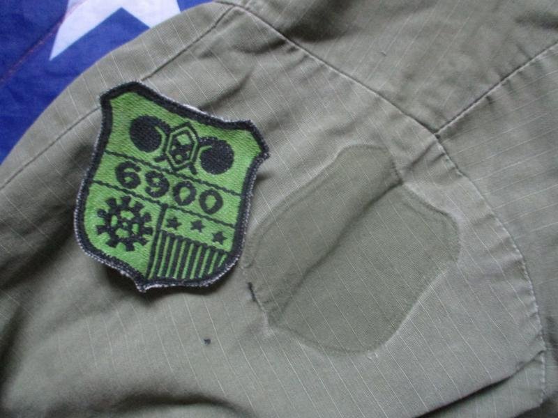 1969 VIETNAM WAR US ARMY SLANT POCKET OG107 GREEN Jungle combat modified JACKET COAT M s — image 2