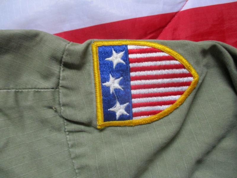 1969 VIETNAM WAR US ARMY SLANT POCKET OG107 GREEN Jungle combat modified JACKET COAT M s — image 3